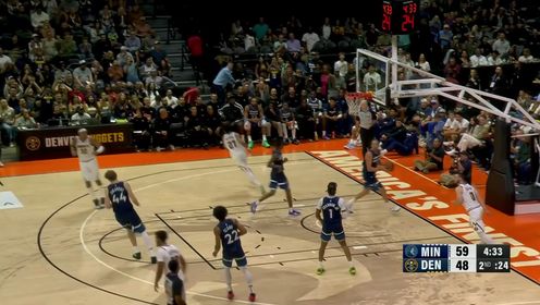 季前赛-约基奇14+5 爱德华兹缺阵 全员掘金不敌残阵森林狼